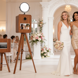 Photomaton en bois rétro personnalisé, <span class=keywords><strong>meilleur</strong></span> prix, photomaton pour appareil <span class=keywords><strong>photo</strong></span> reflex numérique, pour mariage, extérieur, portable, photomaton en bois massif - Product Image 6