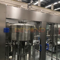 Chaîne de production de mise en bouteille automatique compacte de jus d'ananas pour les installations à petite échelle d'usine de boisson