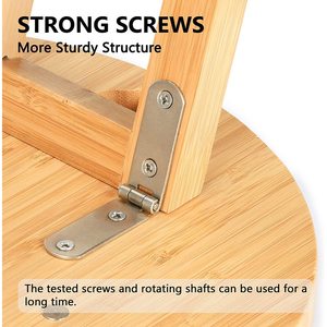 Cross-border direct sales of bamboo and wood outdoor folding <b>picnic</b> <b>tables</b>, wooden folding <b>tables</b>, <b>portable</b> wine racks, and - Product Image 4
