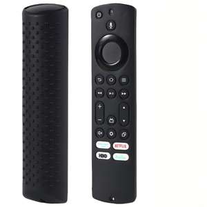 Funda Protectora de Silicona para Control Remoto Fire TV4 <span class=keywords><strong>Alexa</strong></span> de <span class=keywords><strong>4</strong></span>.ª <span class=keywords><strong>Generación</strong></span>, Cubierta de Color Luminoso para Control Remoto Inteligente - Product Image 3