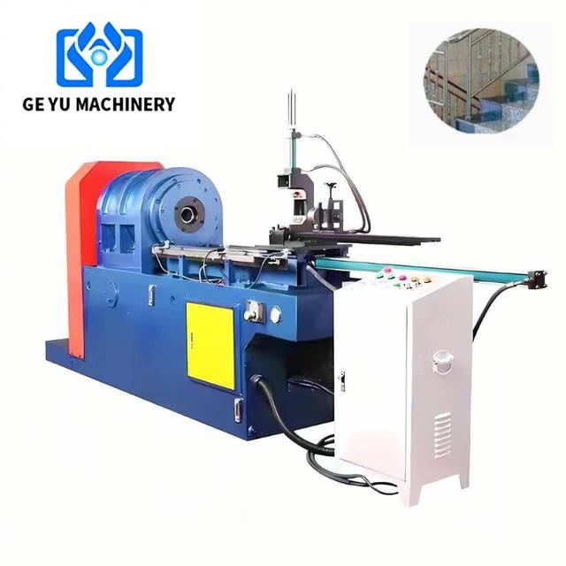 Steel Pipe Cold Swaging Taper Chamfering Machine 380V 4kW for European Iron Chairs Making with Tube Shrinking