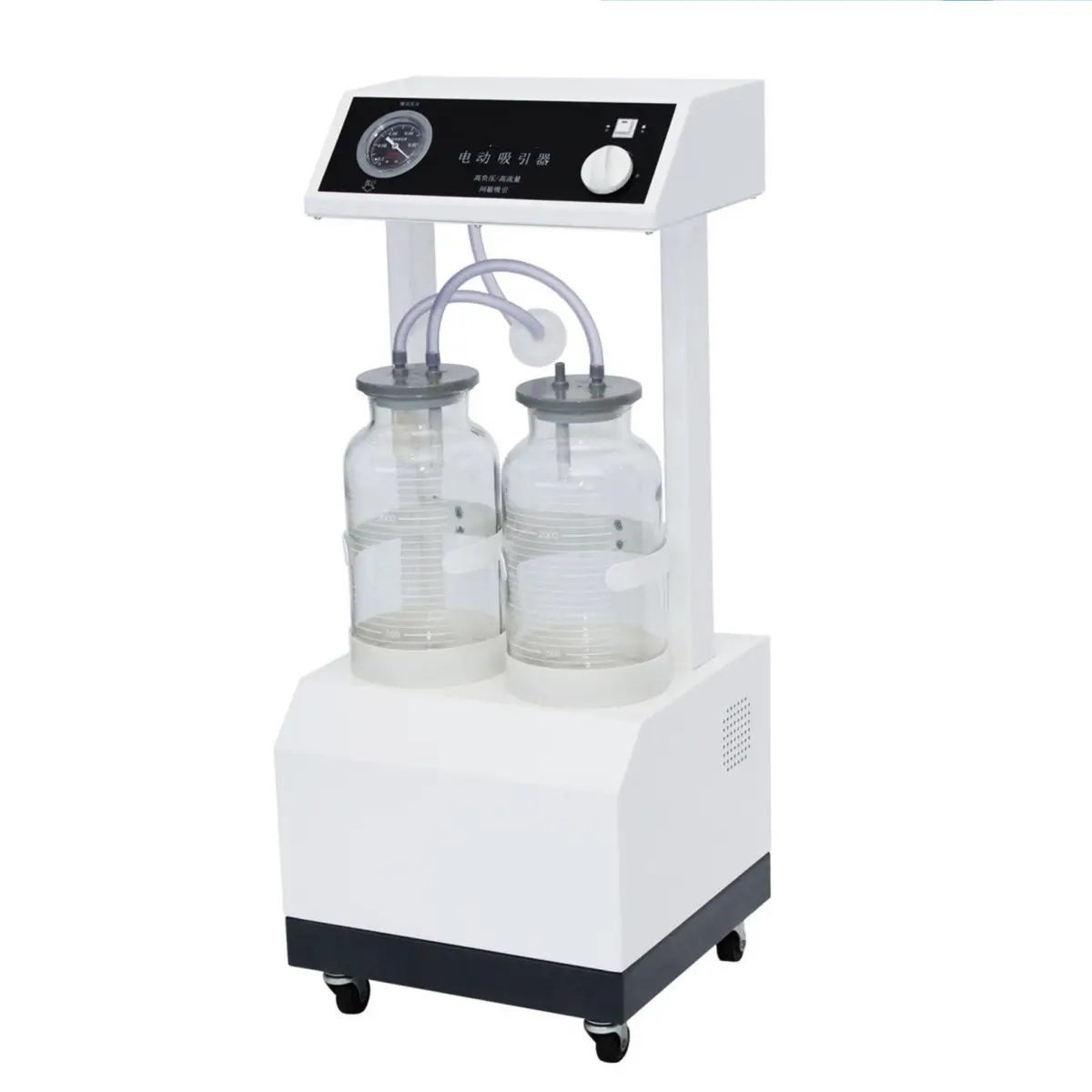 80L/M macchine per attrezzature mediche per impieghi gravosi aspiratore per apparecchi a pompa elettrica doppia macchina per aspirazione sottovuoto per bottiglie di plastica