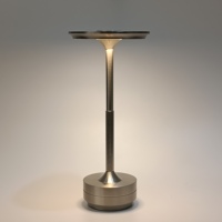 Lampe de table LED rechargeable Batterie 2600mAh Lampe de lecture Lampe de bureau à intensité variable tactile USB amovible