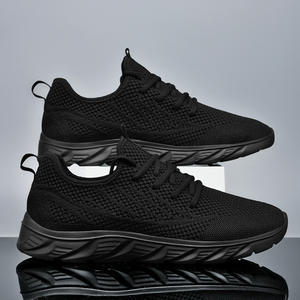 Zapatillas deportivas de malla transpirables y ligeras para hombre, talla grande 45, de verano, de caña baja, modernas, tejidas, para parejas, informales - Product Image 3