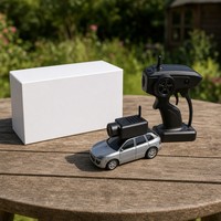 Voiture RC 4x4 tout-terrain avec caméra, voiture télécommandée 1:64 avec caméra, voiture jouet 2,4 GHz pour enfants, garçons, mini voiture électrique