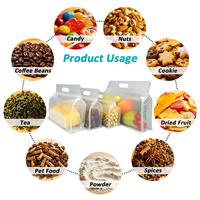 Sacs d'emballage en gros Lebei, imprimés, réutilisables, mats, transparents, à fond plat, pour aliments, noix, fruits, emballage Doypack
