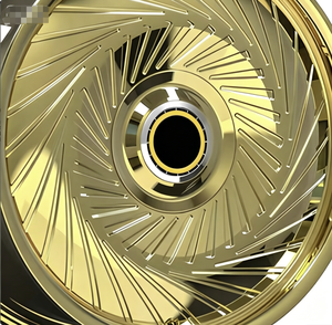 Rines de Aleación Cóncavos Forjados JUWA en Oro, de 16-24 Pulgadas, 5x112, 4x4, Ajuste Universal para Reequipamiento/Actualización - Product Image 4