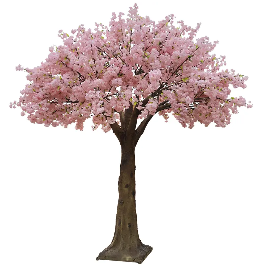Arbre à fleurs de glycine artificielles, décoration pour mariage, avec fleurs de cerisier, Style japonais, de taille personnalisée, 1 pièce