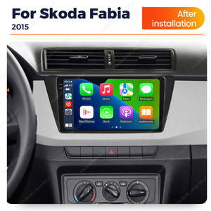 MEKEDE-Unidad central de DVD para coche, radio de navegación multimedia con pantalla QLED Android, 9 pulgadas, 2K, para <span class=keywords><strong>Skoda</strong></span> <span class=keywords><strong>Fabia</strong></span> 2015 - Product Image 2