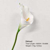 Großhandel Künstliche Calla-Lilien für Hochzeiten, Hoteldekoration, Blumenarrangements, EVA Calla-Lilie Einzelstiel Kunstblume