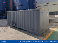 Planta de Tratamiento de Aguas Residuales con Tecnología de Oxidación Electroquímica Boromond, Electrodos BDD, Equipo Automático
