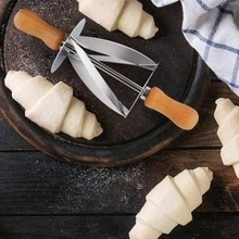 Rouleau à croissants en acier inoxydable, coupe-pâte à croissants, vente chaude - Product Image 6