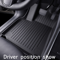 Alfombrillas de coche 7D TPE para Model Y Juniper, juego completo de 11 piezas, revestimiento para maletero y maletero delantero, protector de umbral de puerta, cubierta de respaldo de asiento, kit impermeable