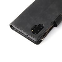 Sac à main de protection antichoc pour téléphone Samsung Note 10, étui portefeuille de luxe avec fermeture éclair, pour Samsung Note 10 Pro et Note