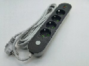 Regletas de Enchufes con Tres Puertos USB y Tipo C, Regletas de Enchufes Más Vendidas con Cable de 3*1.0mm2 - Product Image 3