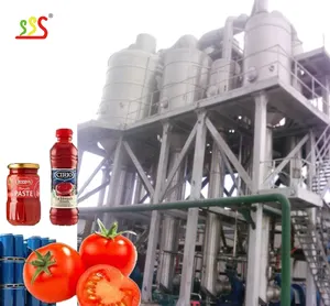 500 kg/h Confiture de tomates Sauce Pâte Machines de traitement Ligne de production de fruits 2023 nouvel équipement de machines