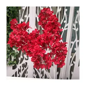 زهور صناعية من حرير الكرز, زهور من الحرير الاصطناعي لخلفية الزفاف ، زينة قوس الزفاف