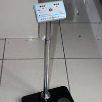 Testeur complet du corps humain à double pied Testeur combiné antistatique ESD pour dragonne et chaussures avec système de contrôle d'accès