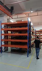Estante de Exhibición Metálico Resistente Personalizado con LED, Elegante, con Protección Anticorrosión, Independiente, con Etiqueta para Supermercado - Product Image 1