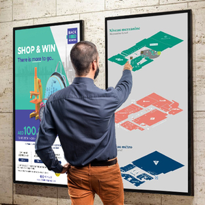 Bán trực tiếp độ nét cao màn hình cảm ứng LED hiển thị trong nhà chống chói treo tường kỹ thuật số biển màn hình - Product Image 1