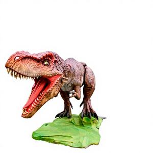 Modelos de Dinosaurios Jurásicos de Tamaño Real, Animatrónicos de Metal, Diseño de Dinosaurios para Uso en Interiores/Exteriores en Parques de Aventura y Centros Comerciales - Product Image 1