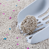 Litière pour chat en bentonite de sodium écologique de qualité supérieure, en forme de boule, sans poussière, à agglomération rapide, contrôle des odeurs, hautement absorbante, OEM ODM