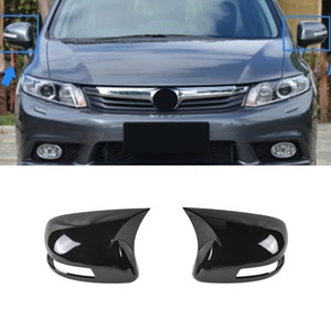 Coques de protection pour rétroviseurs latéraux de voiture, capuchons de rétroviseurs pour Honda Civic 2012-2015 9ème génération, kit carrosserie, accessoires auto - Product Image 1