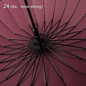 Versize 24 Ribs ARGE indindproof pen tomutomatic pen ololf brembrella uustom con Logo y Prints OM brembrella - Product Image 6