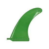 Ailerons centraux de planche de surf couleur personnalisée, aileron de surf longboard 9.0', ailerons simples en plastique