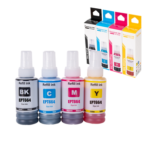Encre de recharge pour sublimation pour imprimante jet d'encre Epson, encre de transfert thermique, couleurs vives, anti-colmatage, bouteille d'encre de sublimation C M Y K - Product Image 1