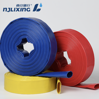 Tuyau plat en PVC de 3 pouces, 4 pouces, 6 pouces avec renfort en fil de polyester