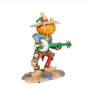 3D tamaño <span class=keywords><strong>grande</strong></span> Color Halloween carnaval fibra de vidrio calabaza espantapájaros jugando <span class=keywords><strong>Banjo</strong></span> - Product Image 6