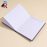 Agenda de Negocios Personalizada A5 de Cuero PU con Encuadernación Cosida con Hilo, Opción de Regalo, Impresión de Logotipo