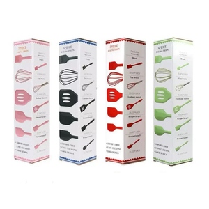 Color Silicone <strong>Baking</strong> 5-piece Kitchenware <strong>Set</strong>, Oil <strong>Scraper</strong> Oil Brush Spatula Egg Beater Heat-resistant <strong>Baking</strong> <strong>Tool</strong> <strong>Sets</strong> - Product Image 3