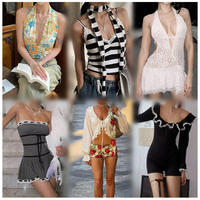 Ropa de Mujer al por Mayor, Vestidos de Verano al Precio Más Bajo, Ropa de Mujer, Entrega Aleatoria, Vestidos de Tallas Variadas, Ropa Usada de Alta Calidad