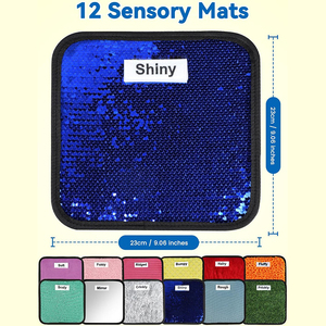 Puzzle orthopédique pour l'autisme sensoriel, 1 pièce, tapis d'acupression pour les pieds, tapis de <span class=keywords><strong>massage</strong></span> en bois, ensemble de jouets éducatifs pour enfants avec boîte - Product Image 2
