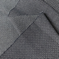 Tissu denim jacquard 12 oz, largeur 180 cm, mélange de coton recyclé, tissé, pour pantalons, vestes, robes, salopettes, shorts