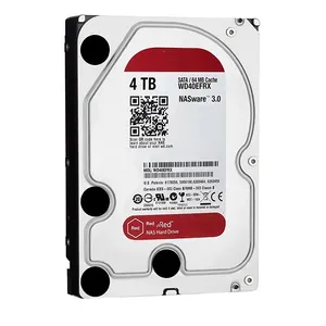 Оригинальный HDD 4 ТБ для WD Red NAS 1 ТБ 2 ТБ 6 Тб 8 ТБ 10 ТБ 3,5 "внутренние жесткие диски SATA 64 МБ кэш HDDs для настольного ПК WD40EFAX