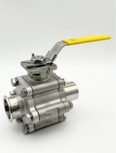 Taplink CF8/CF8M Vanne à boisseau sphérique haute pression manuelle 1/2 ''3/4'' en acier inoxydable Soudage complet Application générale pour le gaz - Product Image 4