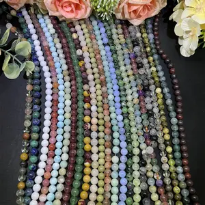 Natural Crystal Beads Spiritual Products Witchcraft Supplies Labradorite Gem Stones Quartz Bead