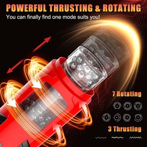 Masturbador Masculino Automático Telescópico Rotativo, Dispositivo Elétrico de Masturbação Masculina, Brinquedos Sexuais para Homens Modelo YQ-D26 - Product Image 2