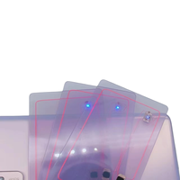 Kartu RFID NFC 213 215 216 yang Dapat Dicetak dengan Lampu LED untuk Kontrol Akses/Pembayaran Tanpa Tunai Kartu Kredit
