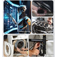 Endoscope semi-rigide avec lecture vidéo et examen des canalisations