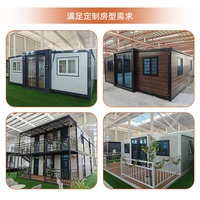 Casa Contenedor Expandible de Lujo de 40 pies, Edificio de Oficinas Prefabricado Moderno Personalizado, Diseño de Hogar a Medida con Plano de Colores y Uso Comercial