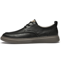 Chaussures de skateboard pour hommes baskets chaussures de skate mode cuir bas à lacets appartements rétro fait à la main léger respirant