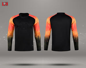 طقم قميص حارس مرمى كرة قدم مخصص، زي تدريب لفريق كرة القدم، طقم حارس مرمى كرة القدم - Product Image 4