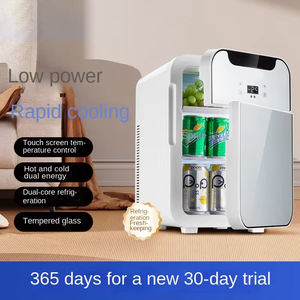 Mini-réfrigérateur de voiture SAST 10L à compresseur, double usage, pour le stockage de cosmétiques et la fabrication de glace, idéal pour les dortoirs étudiants, en plastique - Product Image 2