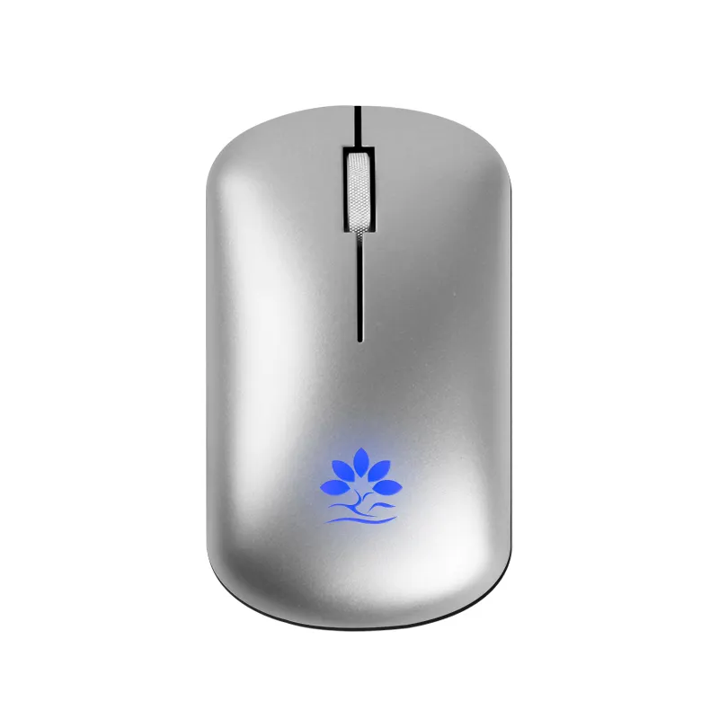 Unique 2.4g Wireless Mouse Rechargeable Dual Mode Wireless Mouse LED Logo Wireless Charging Mouse