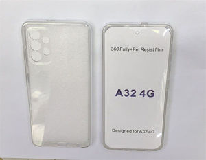 Coque de téléphone en TPU cristal Transparent pour Samsung Galaxy A13 4G A04S A72 5G A52 A42 <span class=keywords><strong>A32</strong></span> A02S <span class=keywords><strong>2</strong></span> en 1 360 Double face couverture complète - Product Image 2