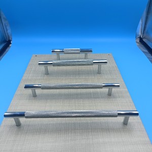 มือจับตู้สแตนเลสทรงบาร์สไตล์ยุโรปป้องกันสนิมสำหรับประตูตู้ - Product Image 3